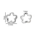 St. kunkka 10Pcs Alloy Bead Frame Retro Flower-Shaped Bead Frame for DIY Jewelry Accessories. 