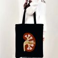 Medicine Health Heart Brain Doctor Nurse Medical Cross Floral Stethoscope Men Women Shoulder Canvas Totes Bags Shopping Handbags. 