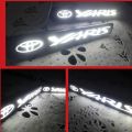 2pcs TOYOTA YARIS  front bumper drl led lights for all yaris miodels , 100% waterproof , high quality , car exterior acessories , bumper stickers and decals. 