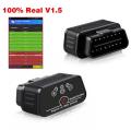 ICar2 OBD 2 Autoscanner ELM327 ODB2 Bluetooth Adapter EML327 Car Diagnostic Tool ELM 327 V 1.5 OBD2 With Pic18f25k80 Chips 4mhz Code Reader Auto Scanner. 