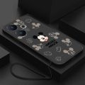 Xiaomi Redmi 13 redmi13 12 Casing Mickey Family Mobile Case Cute Mouse Silicon Liquid Rubber Cover. 