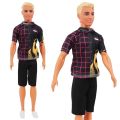 DIY Doll Casual Suit Ken Doll Clothes Overcoat Fashion Suit Ken Boy Clothes Cool Outfit Daily Wear Prince Ken Sportswear Children's Gift. 