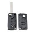 EF 01A Fits For Citroen C3 Replacement 2 Button Remote Key Shell Case Ce0536 Va2. 
