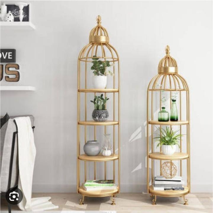 Quirky Modern Bird Cage Display Shelf