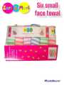 Pack of 6 Baby Soft Face Mini Towels Napkin Rumal- Baby Towel- Bath Towel- Face Towel Washcloths Towel Soft Baby Wash Cloth for Bathroom Face Romal-Hotel-Spa-Kitchen Multi-Purpose Fingertip Towels & Face Cloths 9'' x 9'', Assorted Color- Baby Face Towe. 