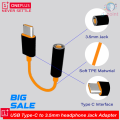 Original Oneplus Earphone Jack Adapter Type-C To 3.5mm Headphone Connector Headphones Jack Converter Audio Adapter for OnePlus Nord CE/ 10 Pro/ 9 Pro/ 9/ 9R/ Nord/ 8 Pro/ 8T/ 8/ 7T Pro/ 7T/ 7T Pro/ 7 Pro/ 6T/ 6 (3.5MM Jack). 