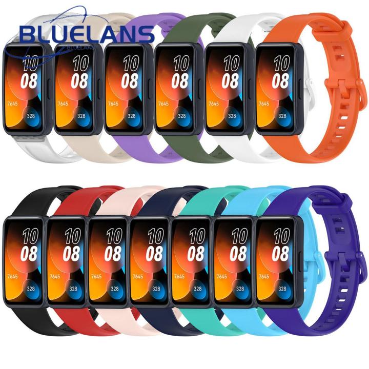 Comfortable Watch Strap Waterproof Tpu Watch Strap for Huawei Band 8 Adjustable Length Durable Stylish Replacement Bracelet Wristband Ideal for Southeast Asian Buyers Tpu Watch Strap