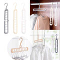 Multi Purpose 360 Rotation Plastic Storage Clothes Hanger / 360 Rotation Space Saving Hanger Organizer / Multipurpose Hanger Art # SS-MH075 (75 Pcs). 