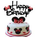 Minnie Mouse Happy Birthday Cake Topper For Birthday Decoration and Celebrations. 