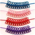 Clothesline Rope Elastic Cloth Drying Hanging Rope with 12 Clips and 2 Hooks Travel windproof Clothesline Hanging Laundry  retractable Drying Rope (Multicolor) 185CM. 
