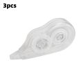 1/2/3pcs Simple No Print Style Transparent Correction Tape Cute Portable Correction Tape Student Office Error Correction Tape Stationery. 