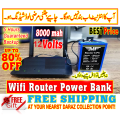 WiFi Router UPS Power Bank Dc 12 Volts 1A Thick Pin - 4 Hours Guaranteed Backup Automatic. 