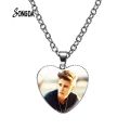 Famous Justin Bieber Chain Necklace Plated Necklace Heart Jewellery Handmade Cool For Men. 