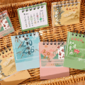 Useful 2026 Mini Desktop Paper Calendar Multi-function Chinese Style Planner Scheduler Yearly Notebook Agenda Organizer Home Office Supplies. 