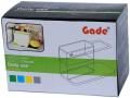 3 in 1 Kitchen Sink Organizer Stand Sink Draining Holder Towel Rack Storage Box (for Dishwasher Liquid, Brush, Cloth, Soap, Sponge). 