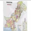 Pakistan Map size 28inch x 40inch -  ZTS. 