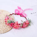 Floral Hairbands Beach Headband Party Boho Headbands Bridal Bridesmaid Headdress New Sweet Princess Flower Hair Wreath. 