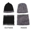 Knitted Hat Scarf Caps Neck Warmer Winter Hats For Men Women Skullies Beanies Warm Fleece Cap   Neck And Cap For Winter Season Hat Men Winter Thickening Heattech Neck Protection Scarf Woolen Cap Winter Velvet Cold Protection Windproof Cycling Toque Women. 