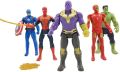 Avenger Super Hero Action Figure Toy Set ( Set of 5 Superheroes ). 