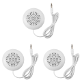 3X Mini White 3 5mm Pillow Speaker for iPhone IPod CD Radio MP3 Player GL. 