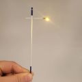 【VNOX Jewelry Store】1:87/1:64 Scale Street Lamp Model 12v Miniature Train Highway Lamppost Landscape Highlight Led Warm White. 