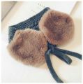 orean Version lush bo s Children ompon Earmuffs All- aby Wool Scarf ibs. 