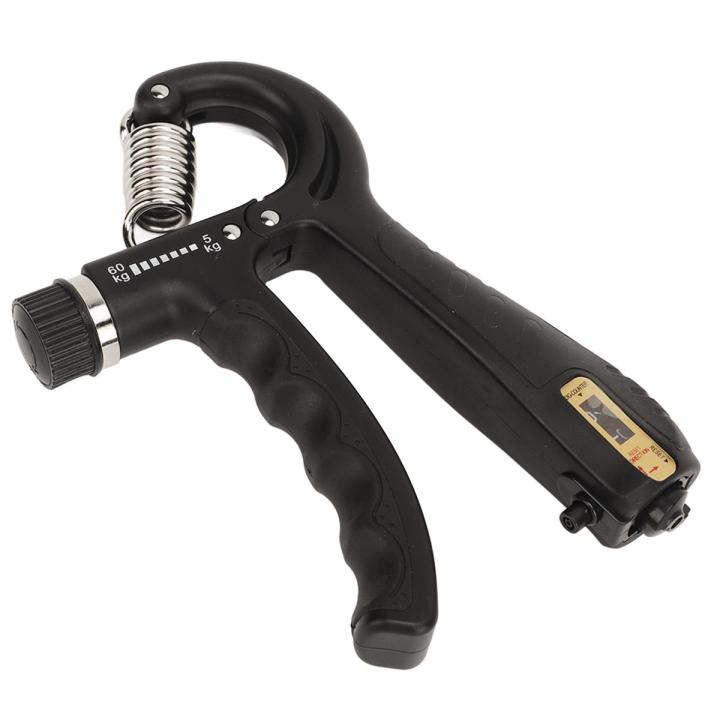 Grip Strength Trainer, Stainless Steel Spring Adjustable Hand Grip Strengthener with Counter for Muscle Building