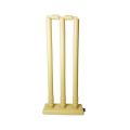 Heavy Plastic Cricket Stump Set 3 Wickets, 1 Stand, 2 Bails for Indoor Outdoor Cricket Use, Plastic Full Size Cricket Wicket Set, Cricket Wicket, Plastic Wickets, Cricket Plastic Stumps. 