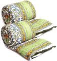 Double bed size razai filled with 100% pure white cotton lehaf foldable light weight (Multicoloired 2 sleeping capacity size 6.5×7.5 feet or 90×78 inches). 