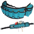 Multi-pockets Waist Tool Bag Electrician Adjustable Hardware Storage Belt Pouch. 
