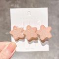 【HOT】 Korean Net Red Bear Biscuit Hairpin Clip Cute Simulated Biscuits Hair Clip Headbands Hair Tie Kids Hairclip Hair Accessories. 