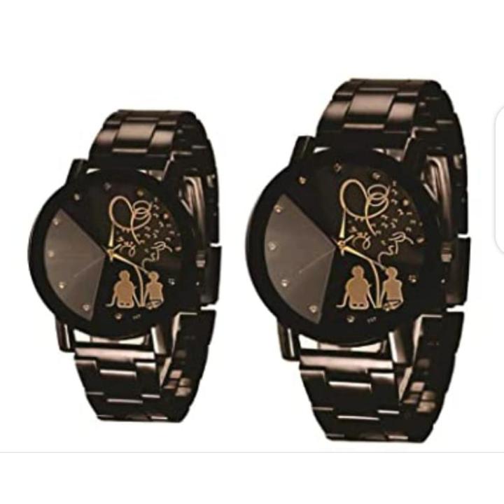 =New 2pcs set Couple Watch Fashion Creative Personality Couple Watch For Lovers Quartz Watch For Boys & Watch FOR Girls Men Fashion & Watches For Women Fashion