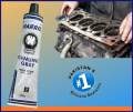 Mega Grey high temperature resistant silicone sealant Harris 100 gms. 