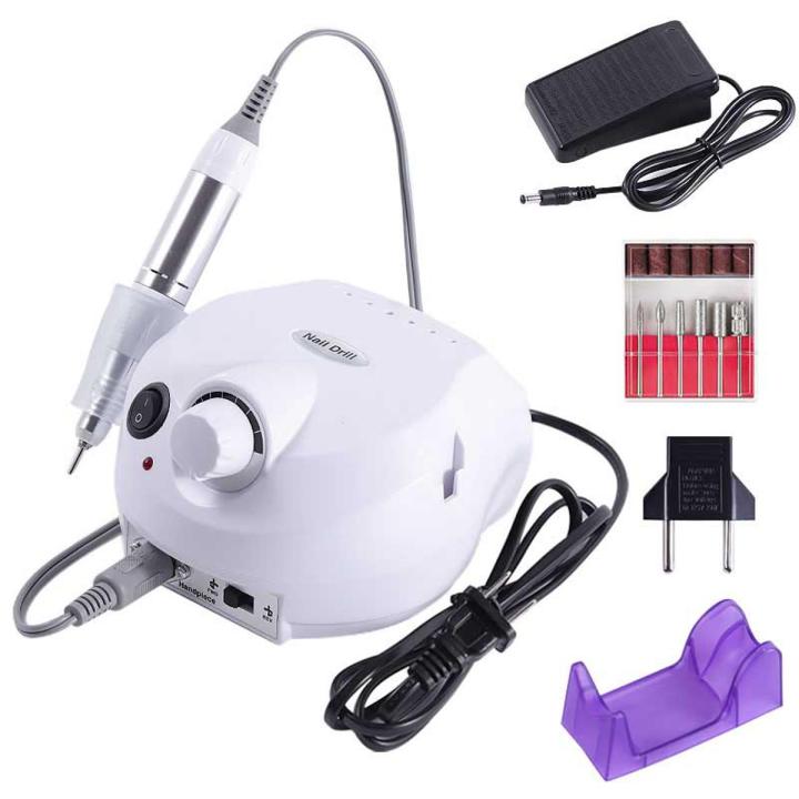 Professional Electric Nail Drill 30000RPM Manicure Machine Attachment Manicure Pedicure Nail File Tools Drill Polish Bits Tools Set nail art kit nail art kit for girls machine