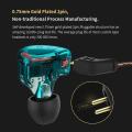 KZ ES4 Earphones Dual Drivers In-Ear Headphones Earbuds Hifi Stereo Deep Bass Earbuds with Hybrid Driver for Running,Jogging,Walking (Mic/no Mic). 