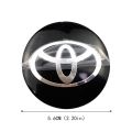 4pcs 56mm Toyota TRD VXR Car Wheel Center Hub Cap Sticker Auto Tire Emblem Badge Decal. 