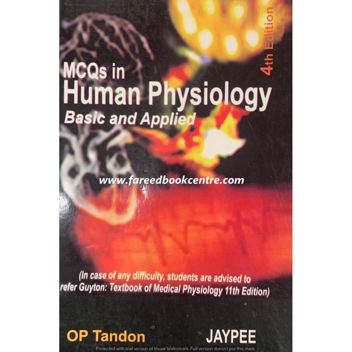 Mcqs In Human Physiology Basic And Applied By OP TANDON