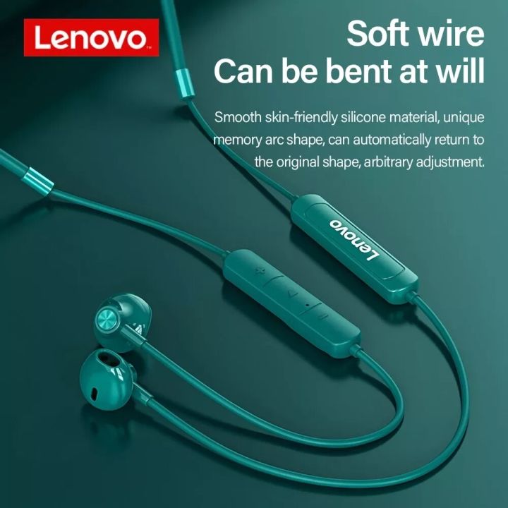 Lenovo%20SH1%20Wireless%20Headphones%20Bluetooth%20Earphones%20Sport%20Magnetic%20Neckband%20Headset%20With%20Microphone%20Earpods%20-%20Image%202