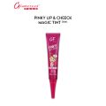 Glamorous Face Pinky Lip And Cheek Wow 24 Hour Magic Tint Beat Root Stay And Shiny Lush Flush Silk Texture For Daily Shine Advance Materials , Oil Free For All Skin Types. 
