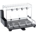 Modern Design Aluminum 2 Tier Dish Rack Drying Drainer Board  Tray Organiser - Long. 