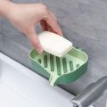 New Self Draining Soap Dish Light Luxury Bathroom Accessories Soap Holder Soaps Bar Holder. 