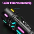 Wego Flashlight Super Bright Zoomable Torch Light with Built in 18500 MAh PowerBank Rechargeable Waterproof Flash Light for Camping Hiking Outdoors. 