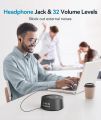 Dreamegg D3 Pro Noise Machine Sound Machine for Adults, Rechargeable Sound Machine for Sleeping, 29 HiFi Sound, Battery, Adapter, Auto-Off Timer, Portable Sound Machine for Baby Home Travel Black. 