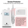 MelodySusie Professional Rechargeable 30000 rpm Nail Drill, Portable Electric E File Scamander, Acrylic Gel Grinder Tools with 6 Bits and Sanding Bands for Manicure Pedicure Shape Carve Polish (White). 