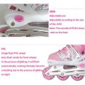 5 inch Size Suitable for Upto 11 years Baby Inline Skates Roller Skating Shoes For Children Adjustable Inline Skates,Outdoor Roller Blades with Full Light Up Illuminating Wheels for Kids NOTE random color will be delivered. 