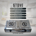 Q National Gas Stove With Automatic Ignition -Stainless Steel Top(NG And LPG Both Model Available). 