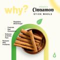 Cinnamon Sticks Organic Dalchini Fresh True cinamanon stick Premium Grade Indian Masala for Cooking Natural Immunity Booster (100 Gm). 