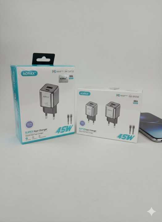 ORIGINAL%2045W%20PD%20Super%20Fast%20Charger%20with%20Type-C%20Cable%20%20AORAX%20%7C%20Universal%20Adapter%20for%20iPhone,%20Google%20Pixel%20,%20Samsung,%20Vivo,%20Oppo,%20Infinix,%20Realme,%20Xiaomi,%20&%20All%20Android%20and%20Apple%20Phones%20-%20Image%206