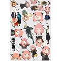 ANIME SPYXFAMILY  ANIME COMIC MANGA STICKERS UNCUT anime stickers (PACK OF 3). 