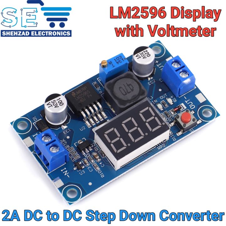 LM2596 DC DC Step Down Buck Converter Voltage Regulator LED Display